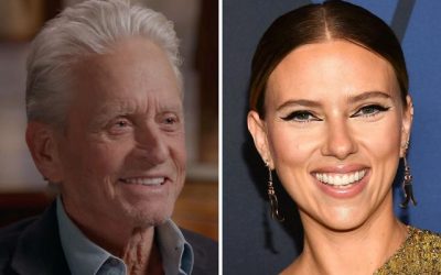 Michael Douglas descubre que Scarlett Johansson es su prima lejana