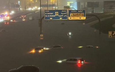 Dubai bajo el agua