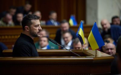 Presidente Volodímir Zelensky. Foto publicada en X por @ZelenskyyUa