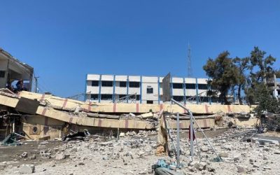 Escuela bombardeo Israel Gaza