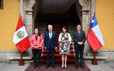 Cancillerías de Perú y Chile, junto a los ministros de defensa de ambos países se reúnen en el marco del "Mecanismo 2+2".