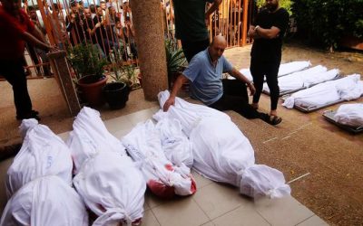 Fosa común Gaza