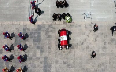 Alberto Fujimori recibe honores de Estado durante su velatorio en Lima