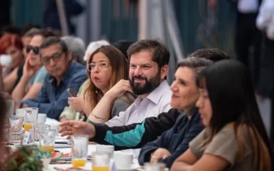 Boric saludo navideño