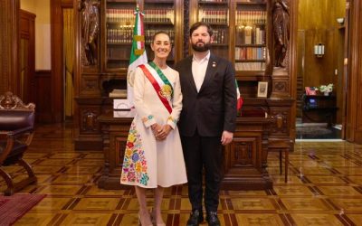 Gabriel Boric y Claudia Sheinbaum Pardo