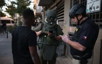 operativo migratorio Estación Central