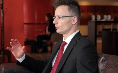 Péter Szíjjartó, ministro de asuntos exteriores y comercio de Hungría, Gentileza Agencia Andes