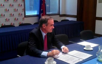 Ignacio Walker Expresidente de la DC, exparlamentario y excanciller. Imagen de archivo