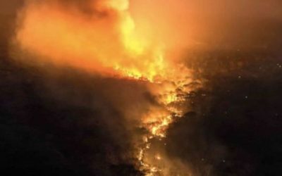 Incendio forestal Bolivia