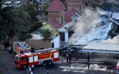 India incendio
