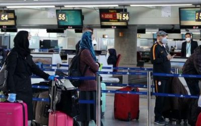 Irán anunciaron que reanudan los vuelos comerciales