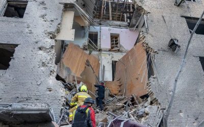 Kiev sufre masivo ataque de drones y misiles