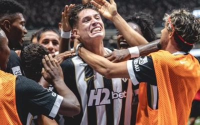 La emoción de Iván Román tras marcar su primer gol en Brasil