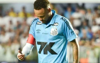 Neymar se conmueve tras la derrota 6-0 de Santos ante Vasco da Gama, mostrando la profunda crisis del club.