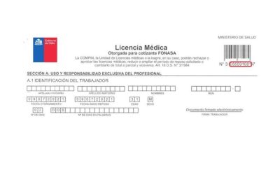 Licencia Médica, imagen referencial