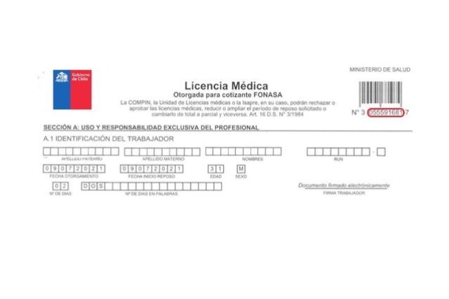 trabajo licencia