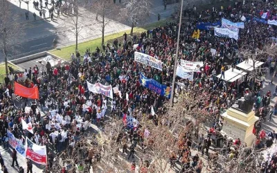 Manifestaciones estudiantiles Santiago