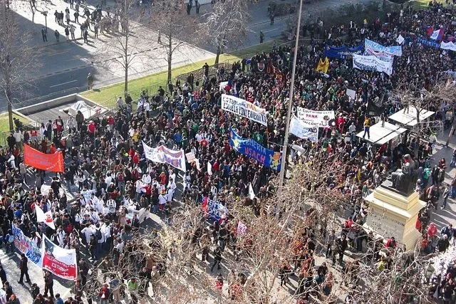 Manifestaciones estudiantiles Santiago