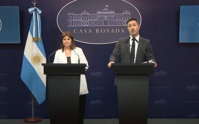 Patricia Bullrich y Luis Petri
