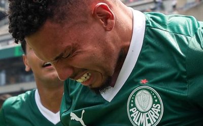 Paulinho, la cara de la victoria del Palmeiras.