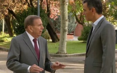Pedro Sánchez se reúne con Edmundo González