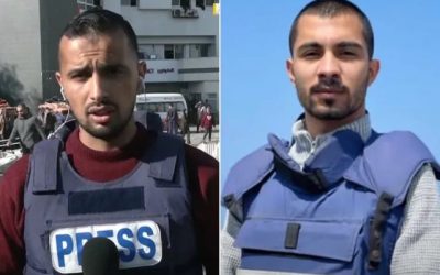 Periodistas muertos en Gaza