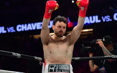 Julio César Chávez Jr. durante una pelea (Foto: Gary Vasquez/REUTERS)