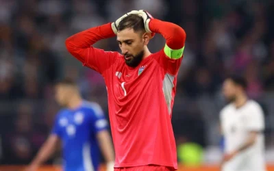 Gianluigi Donnarumma durante un partido con PSG, antes de ser excluido de la lista para la Supercopa de Europa por Luis Enrique.
