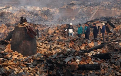 incendios Corea del Sur