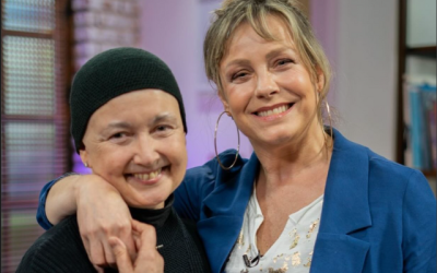 Fotografía sacada de redes sociales de la actriz Paulina Urrutia y Claudia Conserva