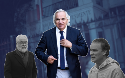 Imagen de Andrés Chadwick, Luis Hermosilla y Felipe Ward.
