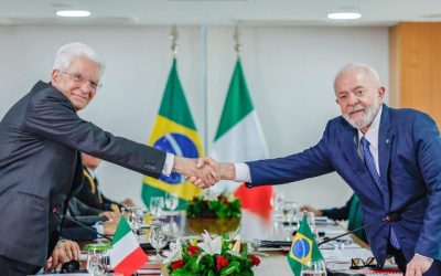 Presidentes de Brasil e Italia