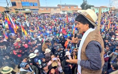 Protestas en Bolivia en apoyo a Evo Morales