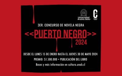 UNAB abrió convocatoria para la tercera edición del concurso de novela negra "Puerto Negro"