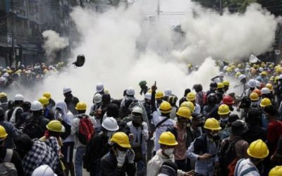 Recrudecen protestas en contra de Junta Militar en Birmania