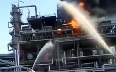 Un muerto y daños en refinería de Slavyansk tras ataque con drones ucranianos.