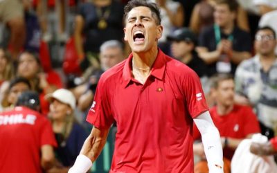 Alejandro Tabilo: Crédito Max Montecinos www.daviscup.com