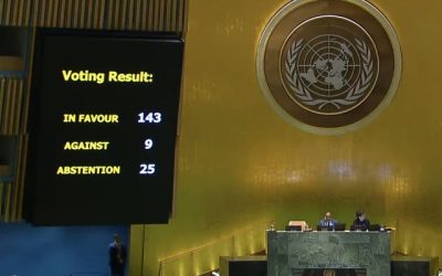 Votación ONU Palestina