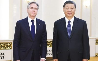 Xi Jinping y Blinken