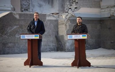 Zelennky - Kyriakos Mitsotakis