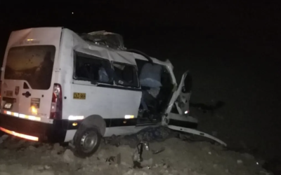 Accidente de tráfico en Perú.