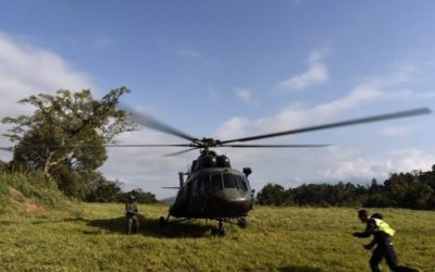 Al menos nueve muertos en accidente de helicóptero en Colombia