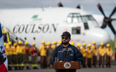 Boric incendios atrapar