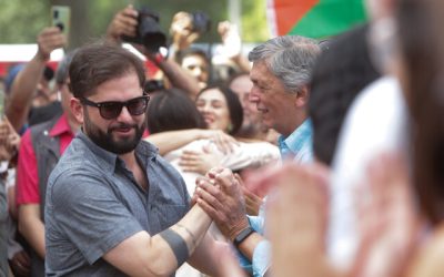 boric fiesta de los abrazos