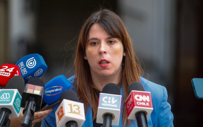 Constanza Martínez, presidenta del FA. Foto: Agencia Uno.