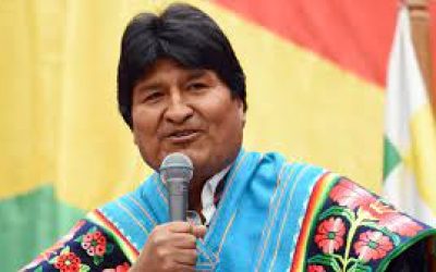 Evo Morales, presidente de Bolivia.