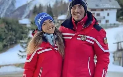 Jean Daniel Pession con su pareja