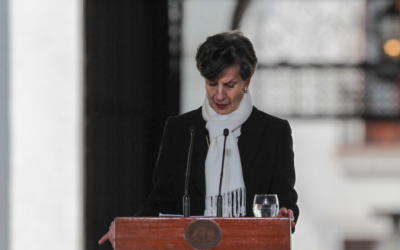 Isabel Allende en La Moneda.