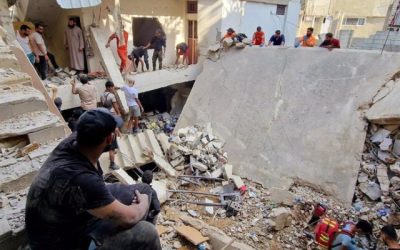 Bombardeos en Gaza y El Líbano