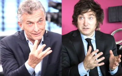 Mauricio Macri y Javier Milei.
